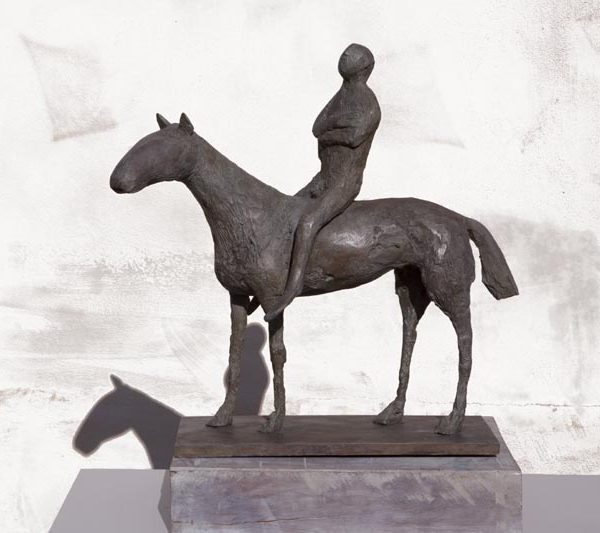 Christopher Marvell Horse and Rider, Bronze ed. of V 58 x 59 cm