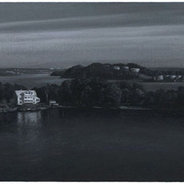 Nicholas Middleton Archipelago, Oil on Paper on Card 10 x 15 cm