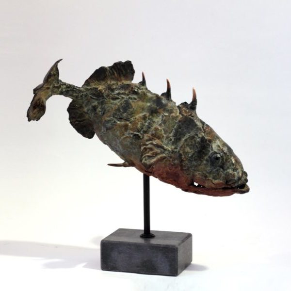 Pieter Vanden Daele Gregorius, Bronze ed EA of 4 H27x26x15cm