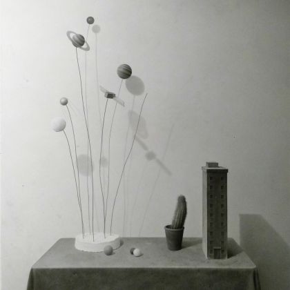 Lewis Chambelain This and Other Worlds, Pencil on paper 67 x 77cm