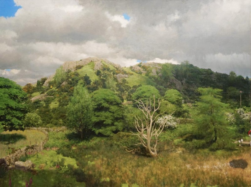 Martin Greenland Nameless Hill, Oil on canvas