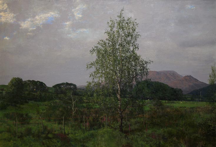 Martin Greenland Elva Plain, Oil on canvas