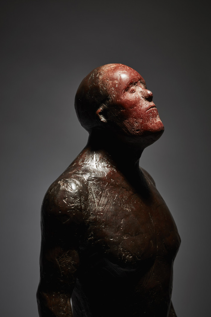Anthony Scott Hunter Red Mask, Bronze Ed. of 9 h63 x 30 cm.