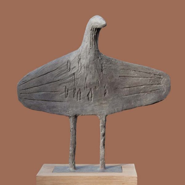 Christopher Marvell 1950's Flatbird, Bronze Ed. of 7 h35 x 35 cm.
