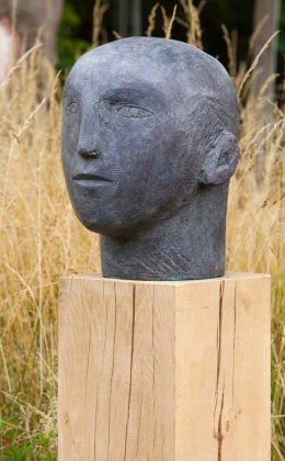 Christopher Marvell Mans Head, Bronze Ed. of 5 29 x 43 x 34 cm.