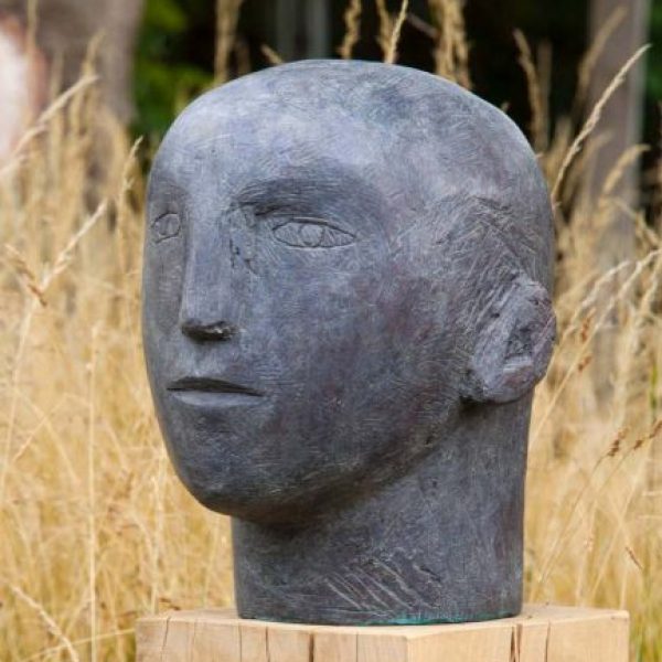 Christopher Marvell Mans Head, Bronze Ed. of 5 29 x 43 x 34 cm.
