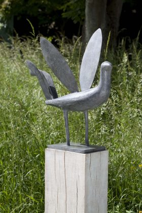 Christopher Marvell Long Legged Fancy Bird, Bronze Ed. of 5 60 x 63 cm.