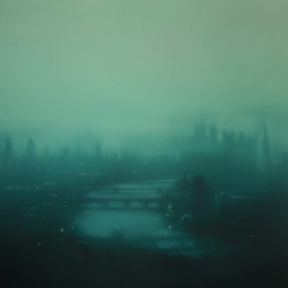 Jenny Pockley, Green Thames 120 x 150cms Oil on Canvas