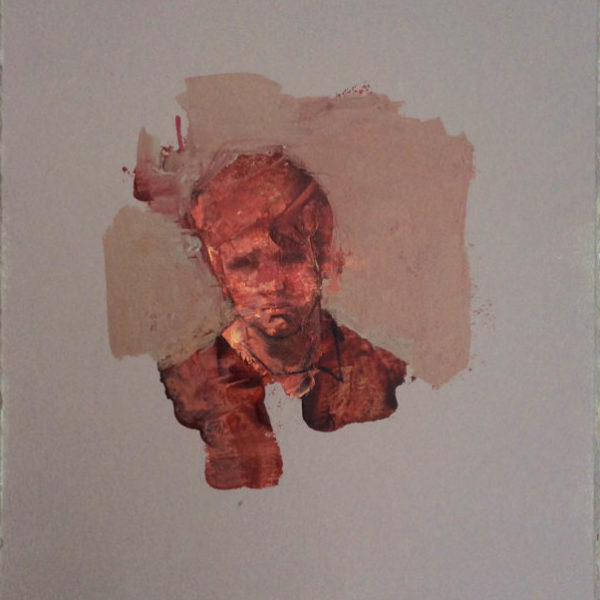 Anthony Scullion Portrait study Acrylic on wood 29x 26 cm