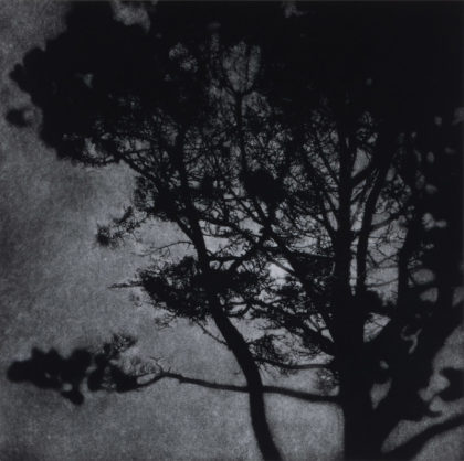 Sarah Gillespie Night in the Tiltyard, Mezzotint Edition of 40 50 x 50 cm.