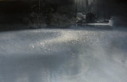Light and Water 2, Pastel and Paper on Board 80 x 107 cm. £2,000